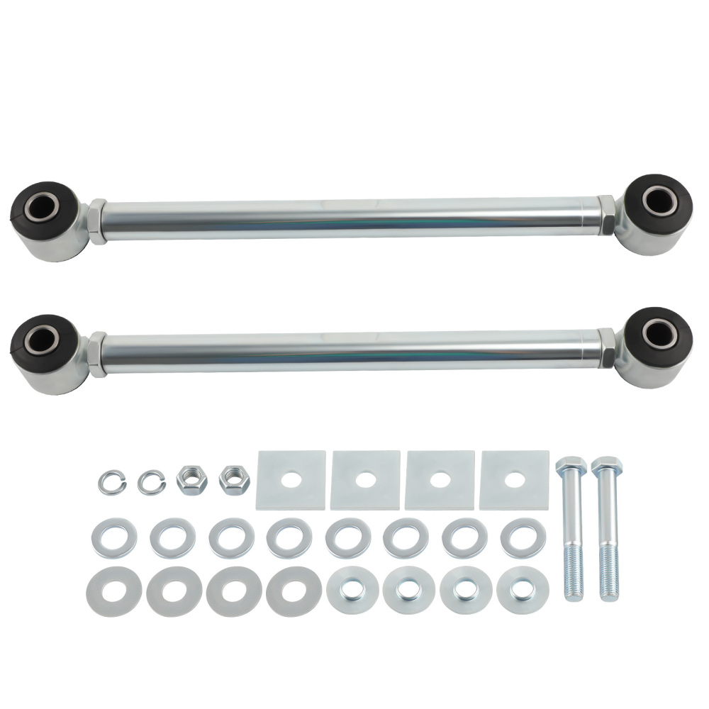 CSR Adjustable Rear Strut Rods Bar Urethane Bushings Hardware compatible for Corvette 63-79 suspension arms