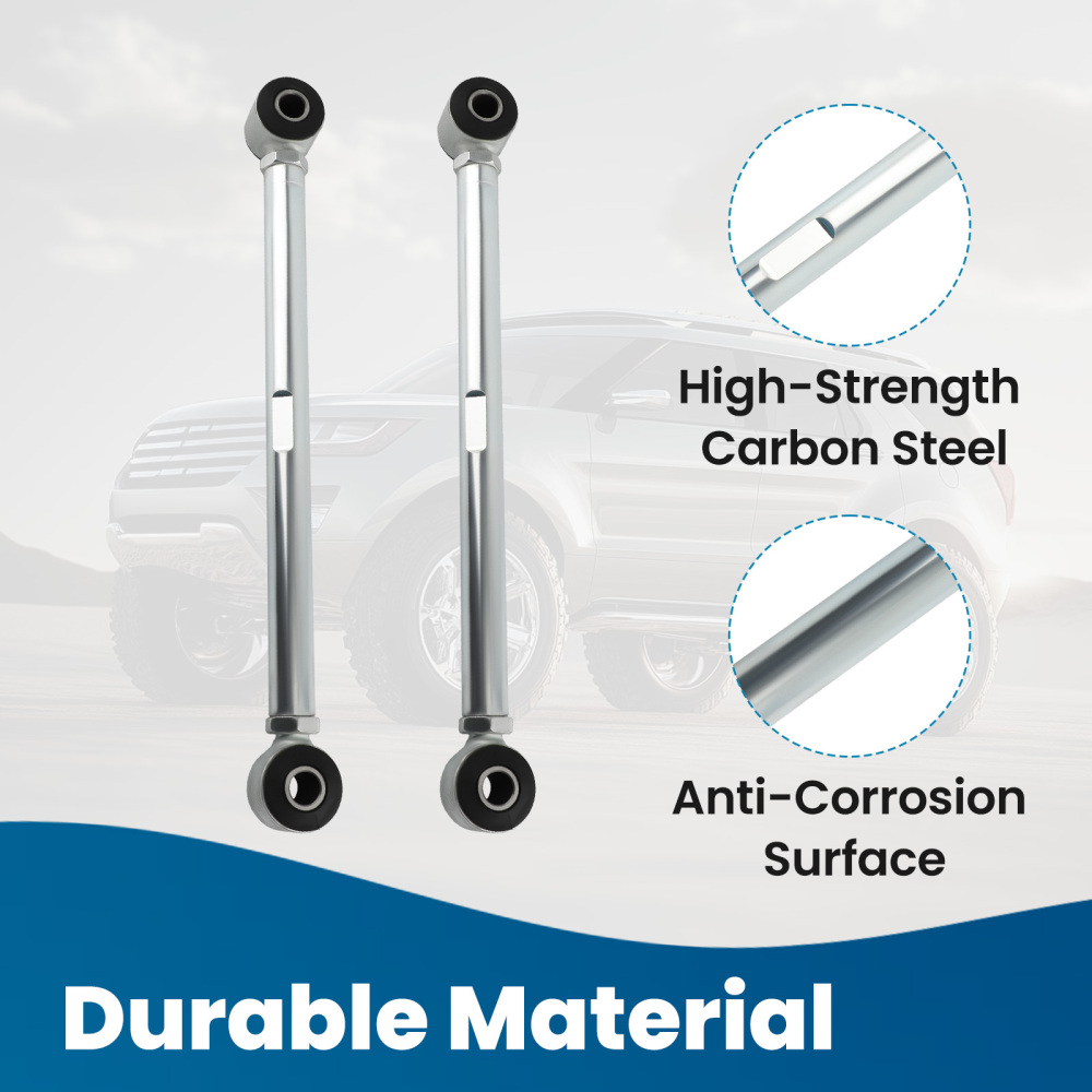 CSR Adjustable Rear Strut Rods Bar Urethane Bushings Hardware compatible for Corvette 63-79 suspension arms