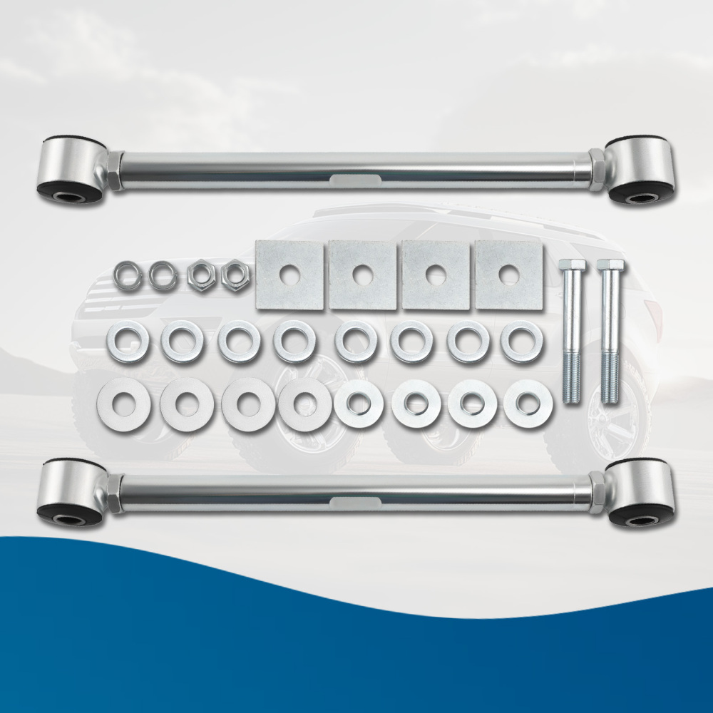 CSR Adjustable Rear Strut Rods Bar Urethane Bushings Hardware compatible for Corvette 63-79 suspension arms