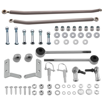 Steering Crossover Kit Sway Bar Links 3.5-6 Lift for 1984-2001 compatible for Jeep Cherokee XJ