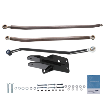 Adjustable Track Bar + Steering Crossover Kits 4-6.5 Lift compatible for Jeep Cherokee XJ