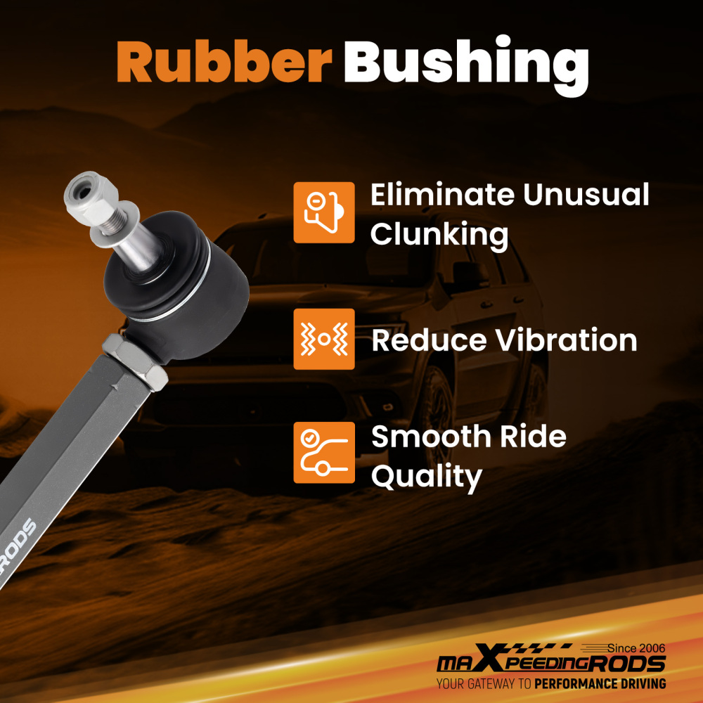 Adjustable Tie Rod Kit For 2001-2010 Chevy GMC Sierra 2500HD 3500HD 4WD