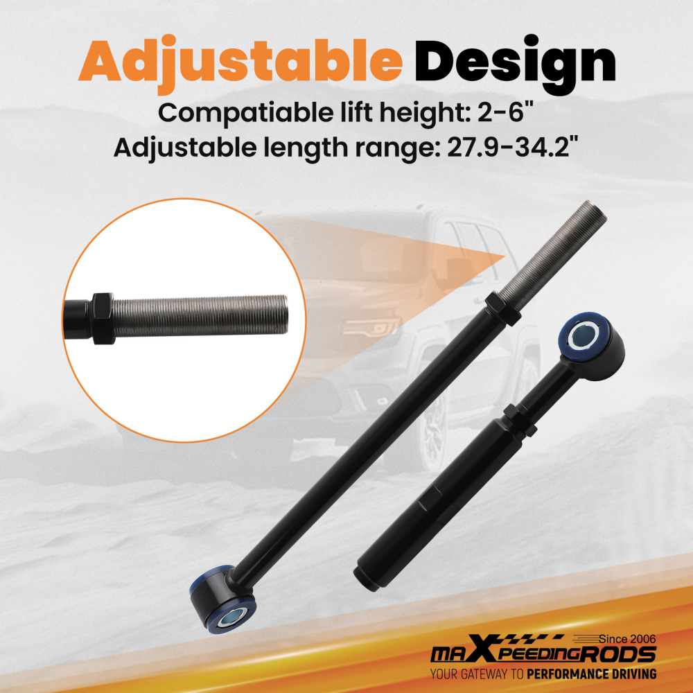 Front Adjustable Track Bar Compatible for Ford F-250 F-350 (1999-2004) Excursion (2000-2005)suspension arms