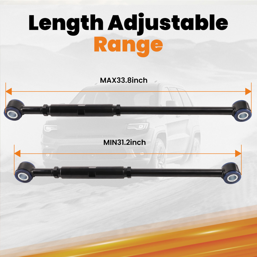 Barra de seguimiento ajustable delantera compatible para Ford F250 1999 2000 2001 2002 2003