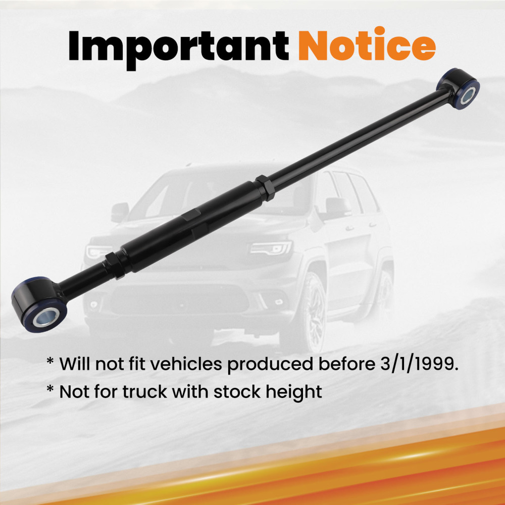 Barra de seguimiento ajustable delantera compatible para Ford F250 1999 2000 2001 2002 2003