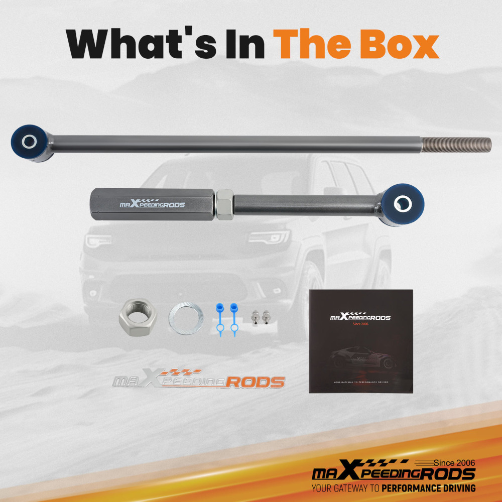 Adjustable Rear Track Bar 0-6in Lift Kits for 2003-24 compatible for 4Runner 2007-14 FJ Cruiser