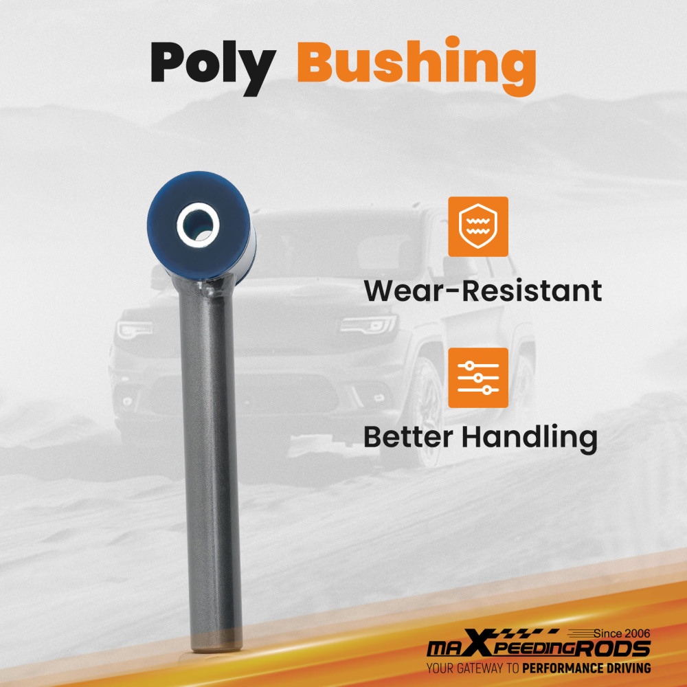 2-4 Upper Control Arms Rear Track Bar compatible for Toyota 4Runner 03-24 FJ Cruiser 07-14