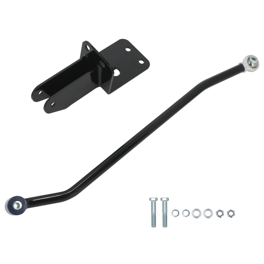 Front Track Bar Compatible for Cherokee XJ1984-2001 and Relocator Bracket with 4-6.5inch lift suspension arms