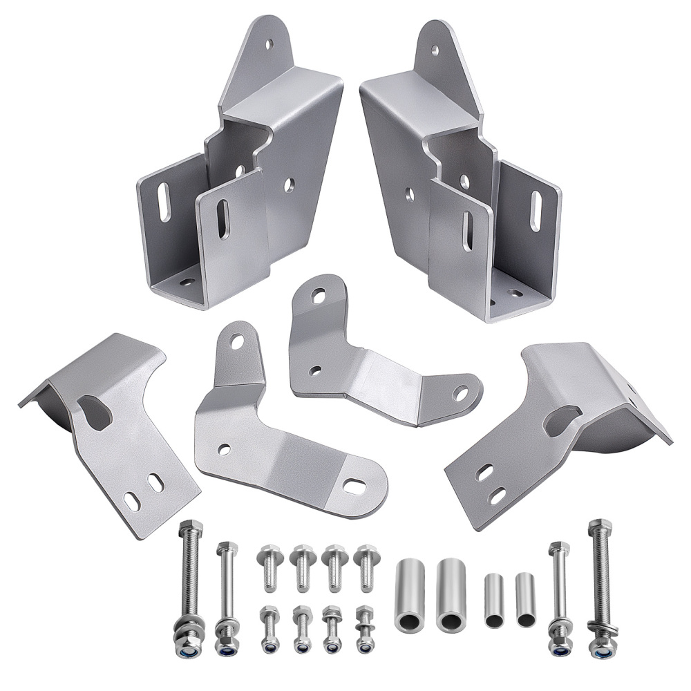 Adjustable Front Track Bar + Control Arm Brackets compatible for Jeep Cherokee XJ 1984-2001