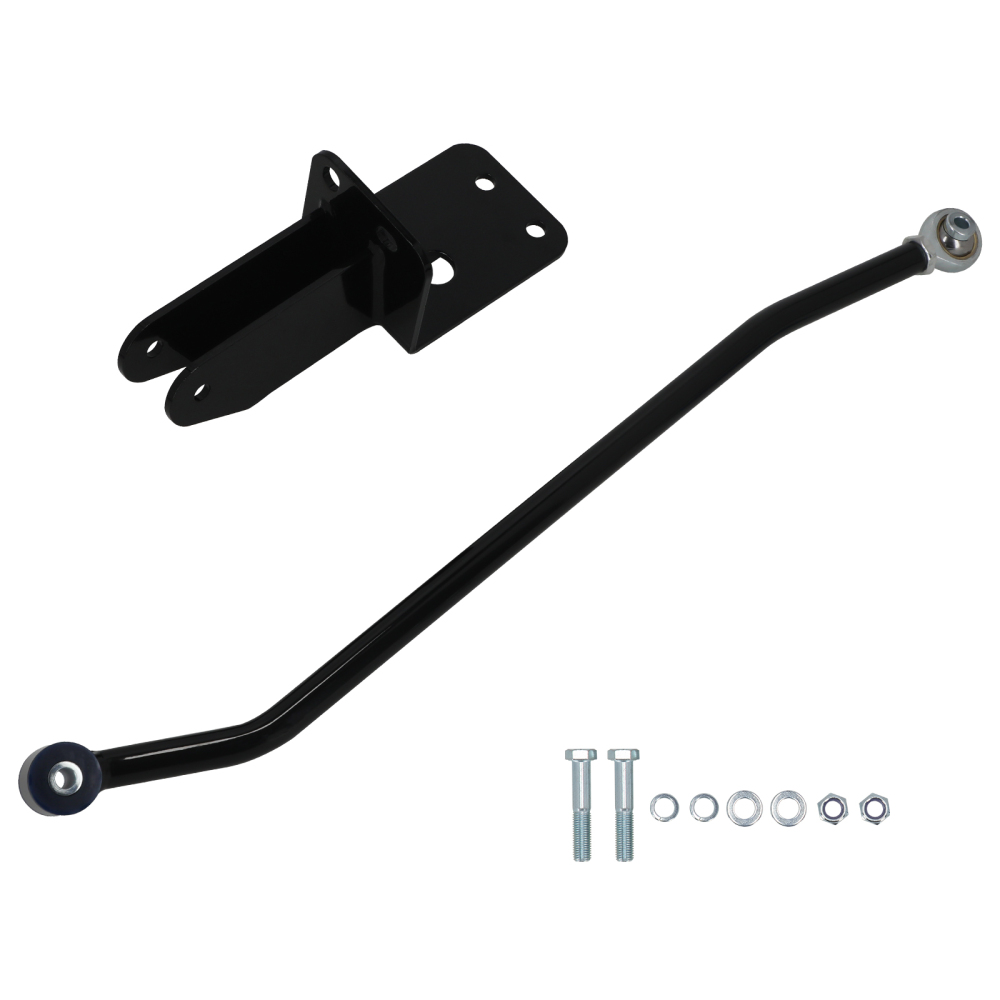 Adjustable Front Track Bar + Control Arm Brackets compatible for Jeep Cherokee XJ 1984-2001