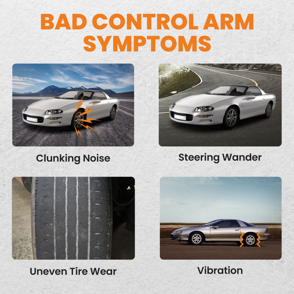 FrontRear Control Arms compatible for Panhard Bar compatible for GM F-Body 1993-2002 compatible for Camaro Firebird