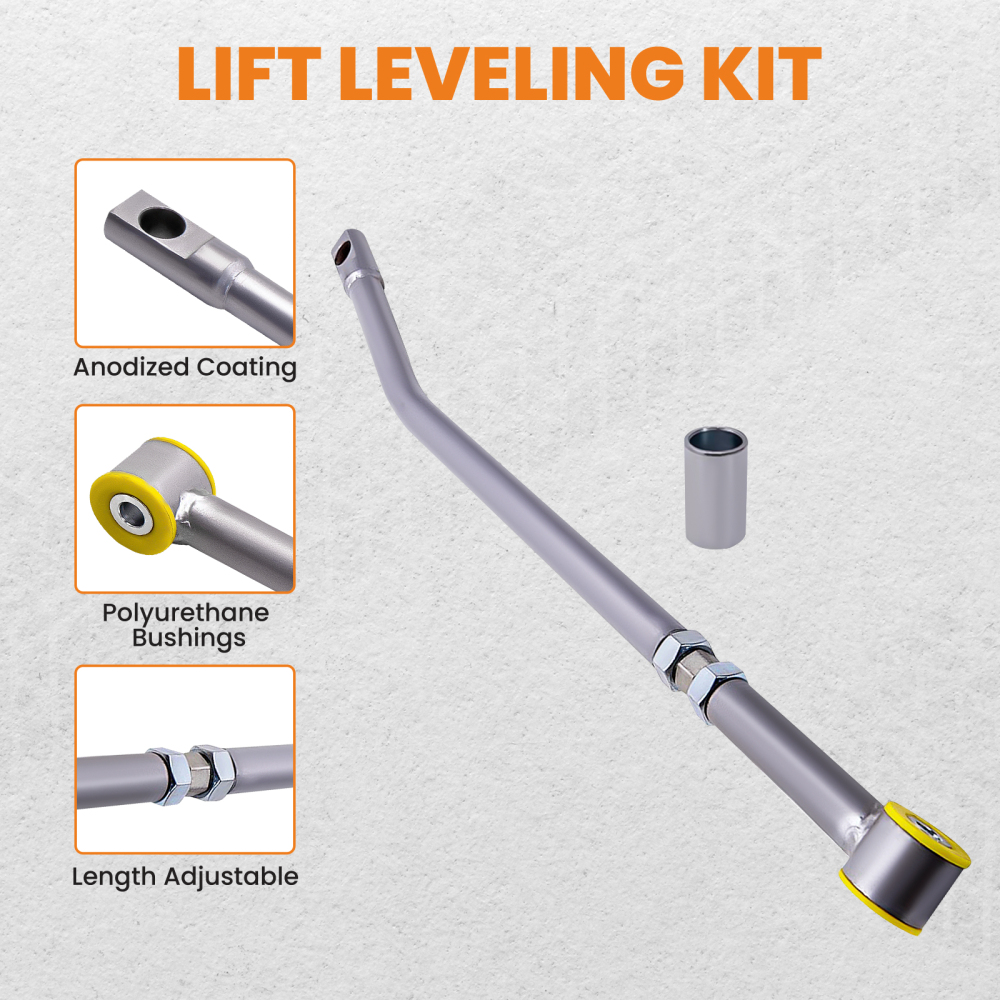 Adjustable Front Track Arm/Bar 0-6 Lift Kit compatible for Ford F-250 F-350 4WD 2005-2007 suspension arms