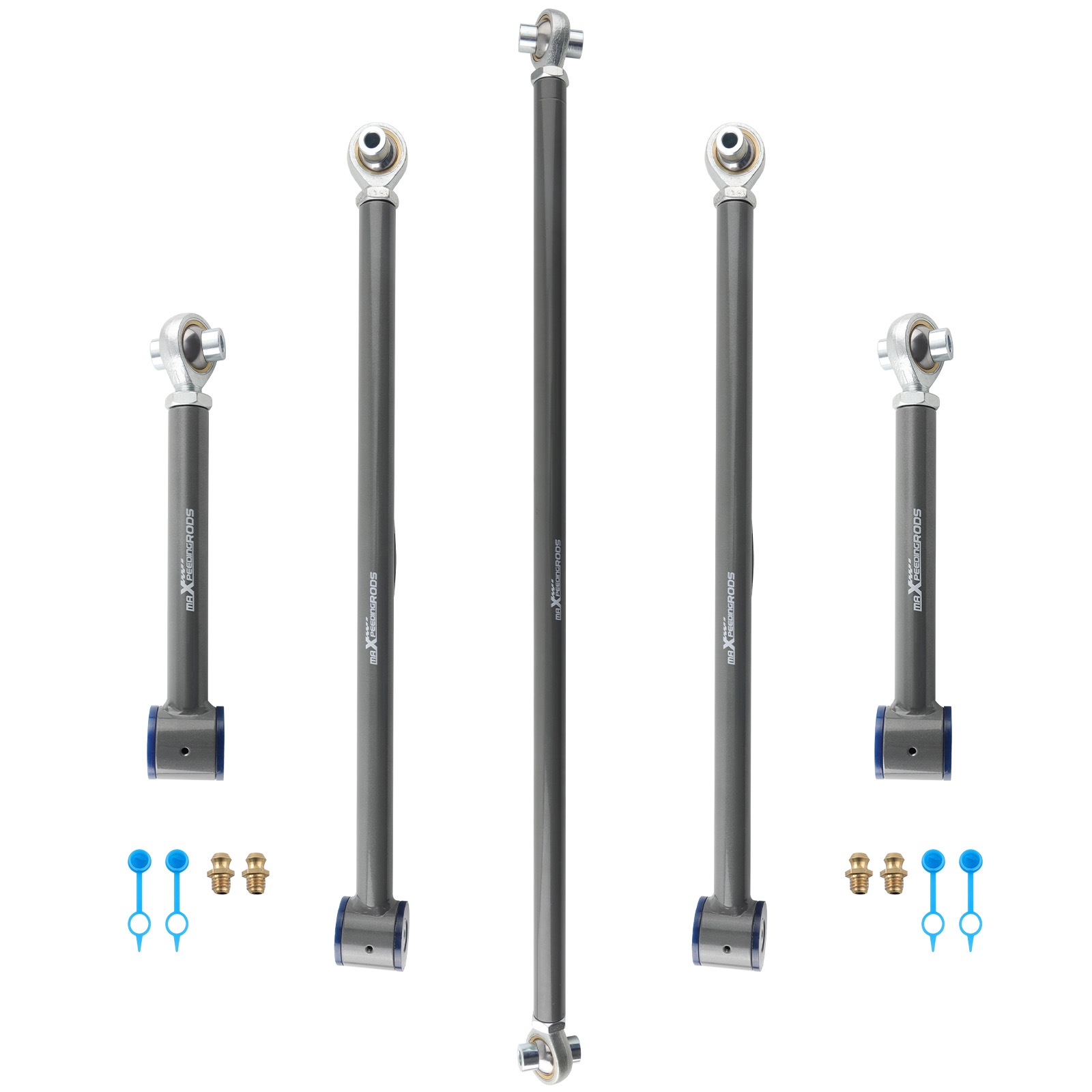 Rear Upper Lower Track Bar Control Arm 2-4 Lift Kit For 2003-09 compatible for Toyota 4Runner