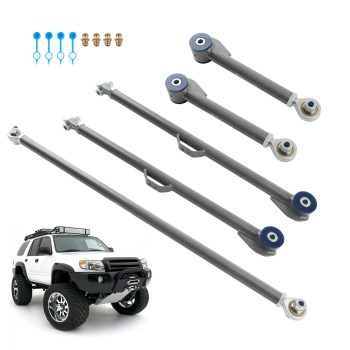 Adjustable Rear Control Arm + Track Bar compatible for Toyota 4-Runner 2003-2009 FJ Cruiser