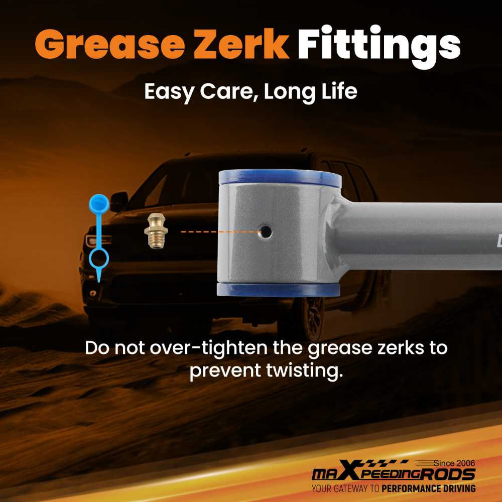 Adjustable Rear Control Arm + Track Bar compatible for Toyota 4-Runner 2003-2009 FJ Cruiser