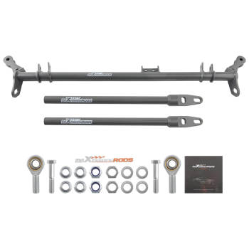 Steel Front Traction Control Arms Lower Tie Bar Brace compatible for Honda Civic CRX 88-91