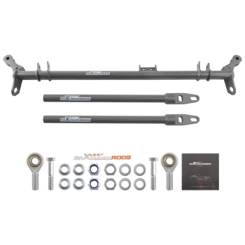 Front Traction Control Arm Strut Bar Rod Brace Kit compatible pour Honda Civic CRX 1988-1991