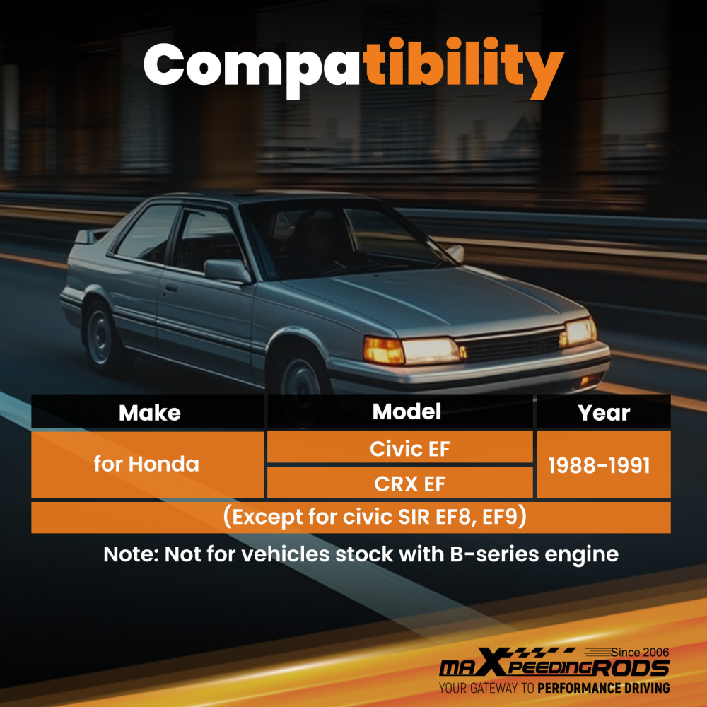 BRACCIO DI CONTROLLO DELLA TRAZIONE ANTERIORE POSTERIORE compatibile per HONDA CIVIC 1988-91