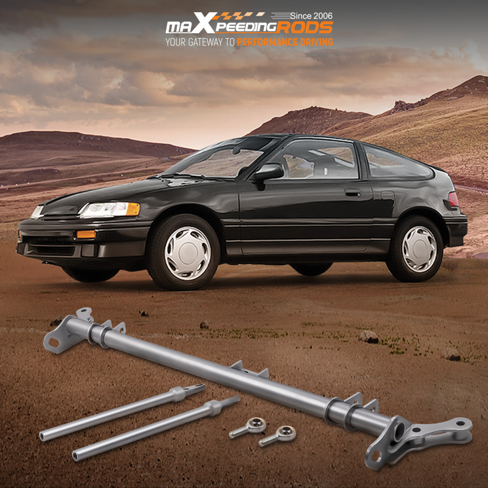 Compatible for Honda Civic CRX 1988-1991 FrontTraction Bar Track Rod Suspension Tie Bar Rod suspension arms