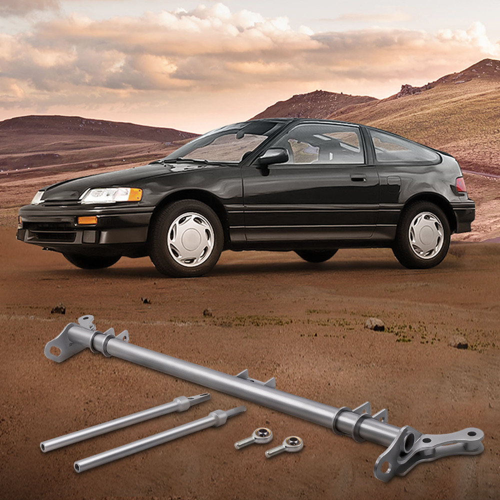 Compatible for Honda Civic CRX 1988-1991 FrontTraction Bar Track Rod Suspension Tie Bar Rod suspension arms