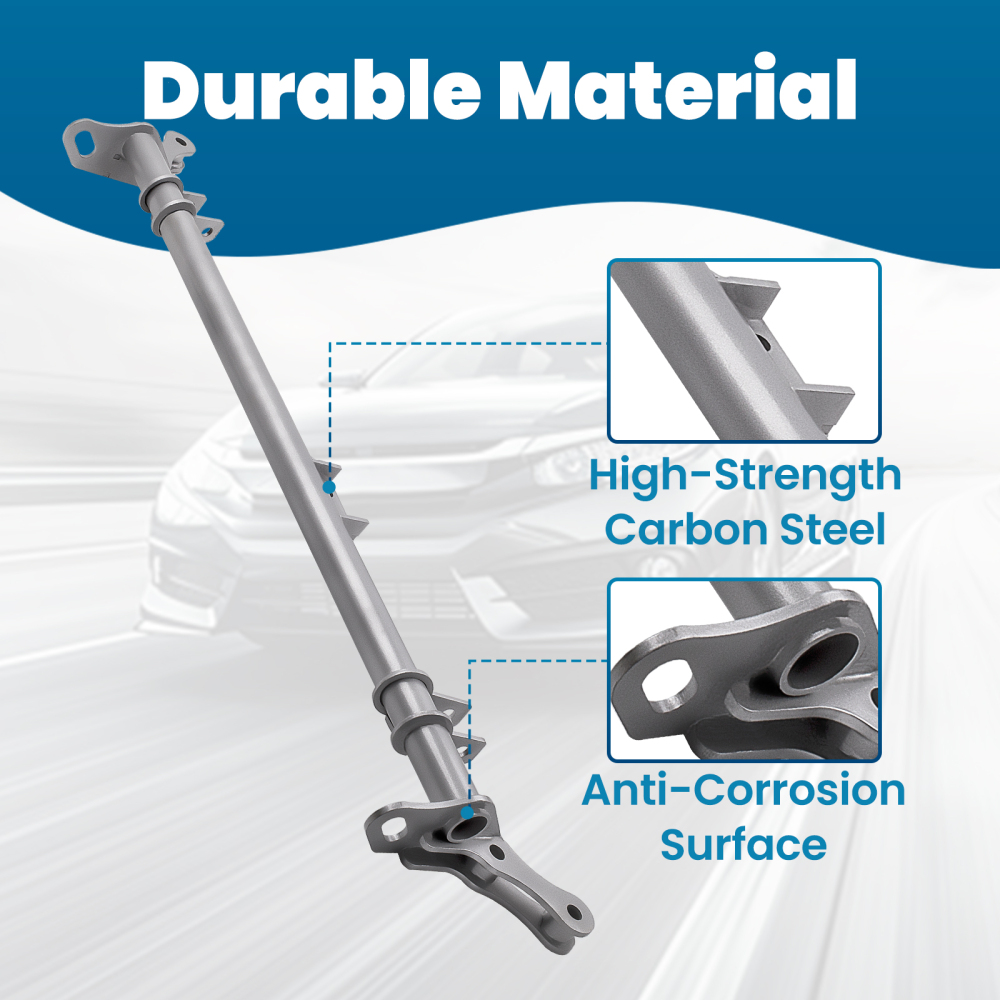 Compatible for Honda Civic CRX 1988-1991 FrontTraction Bar Track Rod Suspension Tie Bar Rod suspension arms