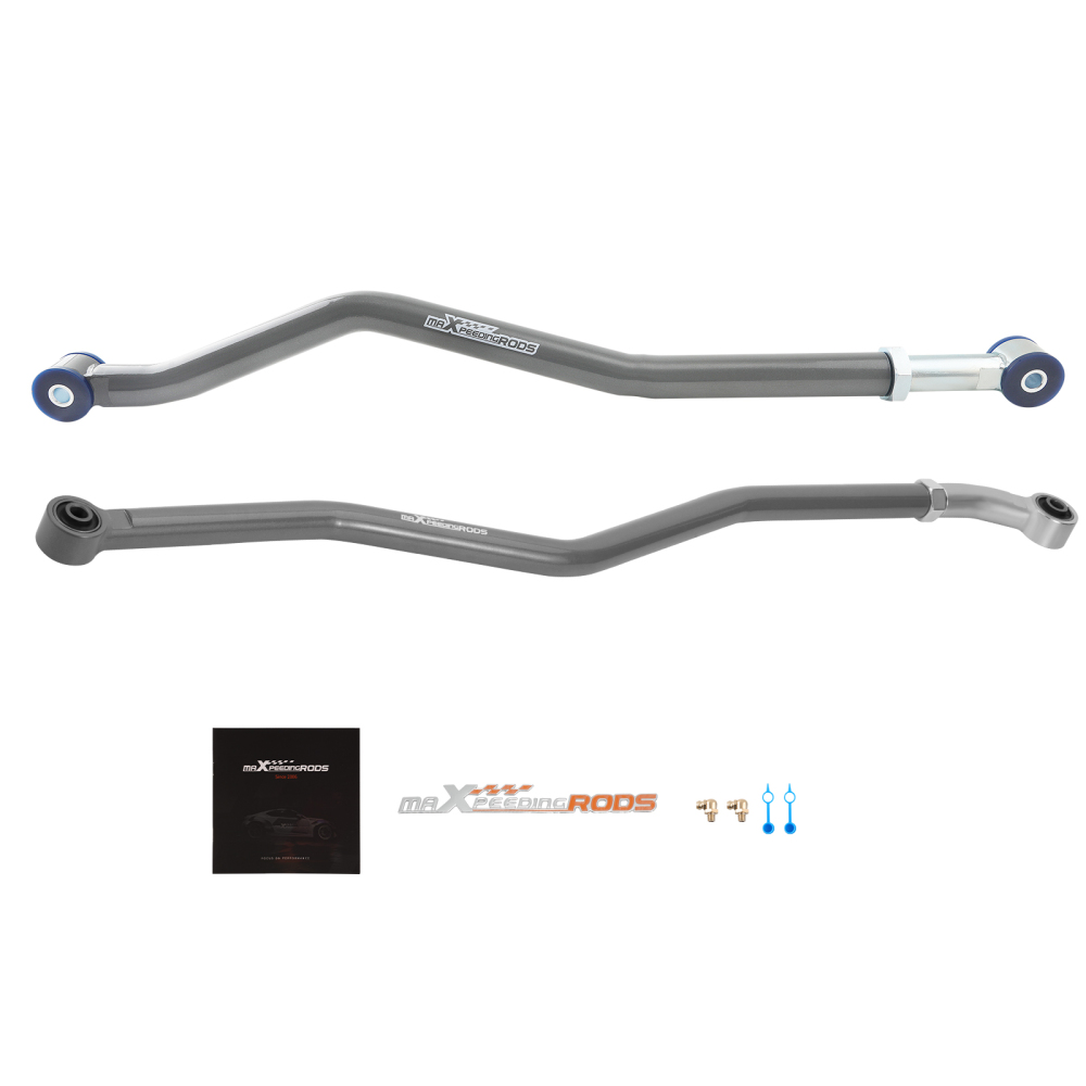 Rear+Front Adjustable Track Bar 0-6 Lift for 2007-2018 compatible for Jeep Wrangler JK compatible for Panhard
