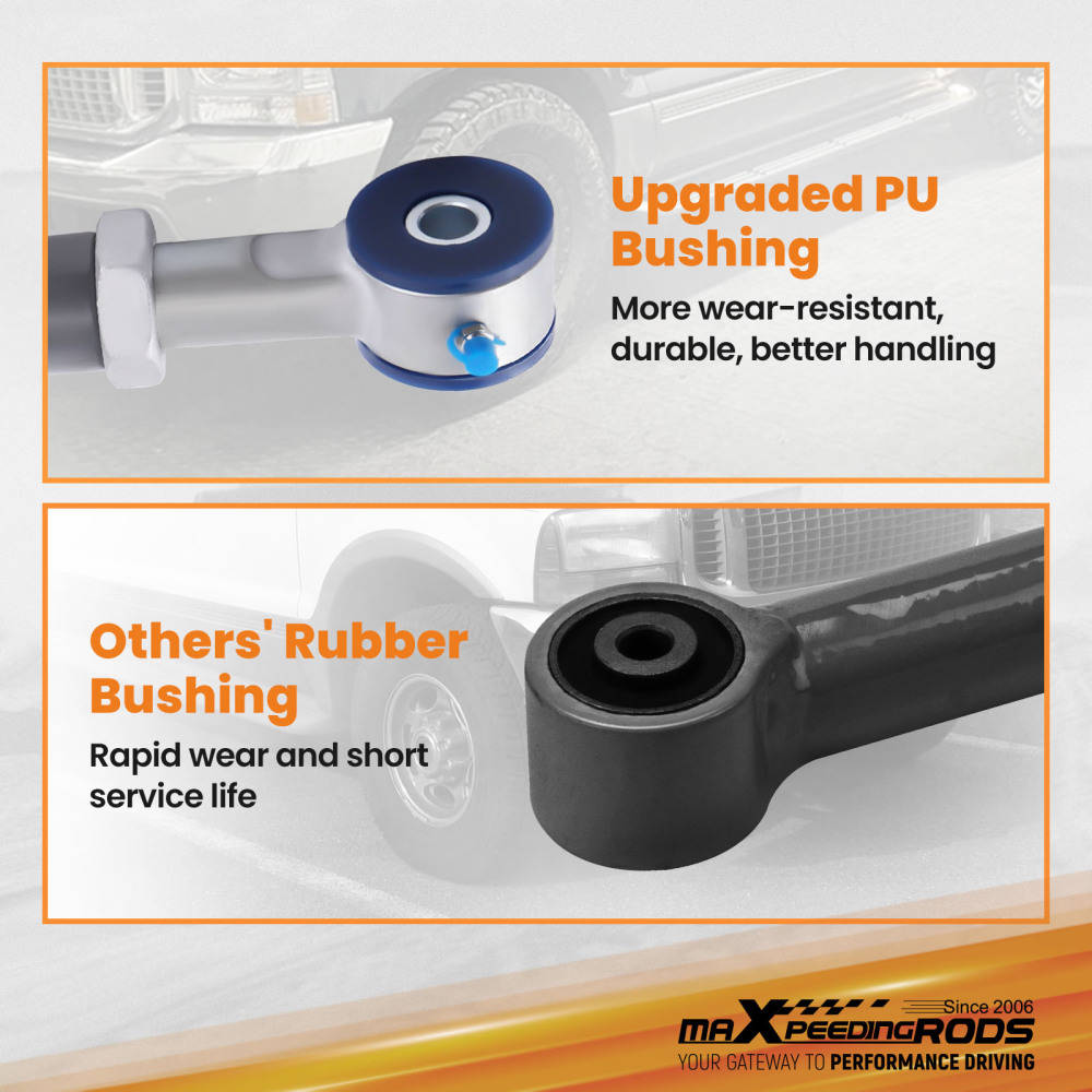 Adjustable Track Bar 0-4.5 compatible for Jeep Wrangler JL 2018 2019 2020 2021 2022-2024