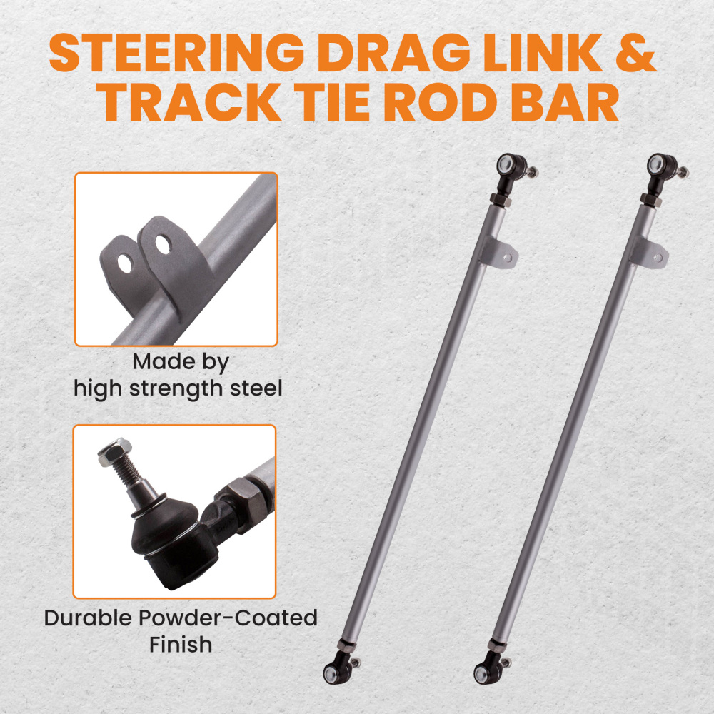 Compatible for Land Rover Discovery 1 Heavy Duty Steering Bars Arms Track Rods suspension arms