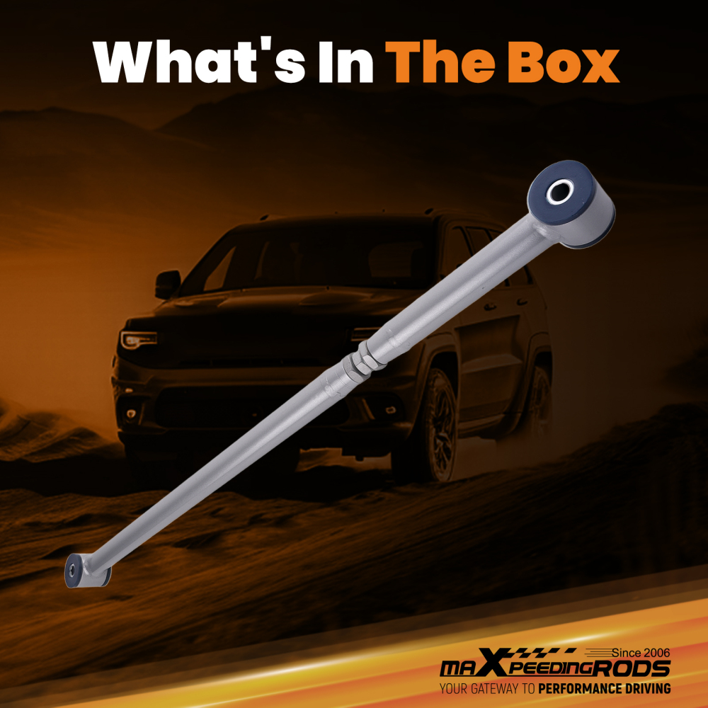 Compatible for SUVs 2000-2006 Adjustable Rear Suspension Set compatible for Panhard Bar Track Rod suspension arms