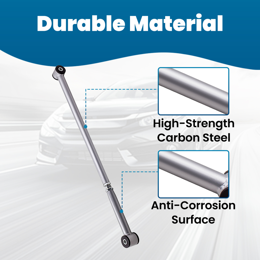 Adjustable Rear Suspension Kit compatible for Panhard Bar Track Rod compatible for SUVs 2000-2006 suspension arms