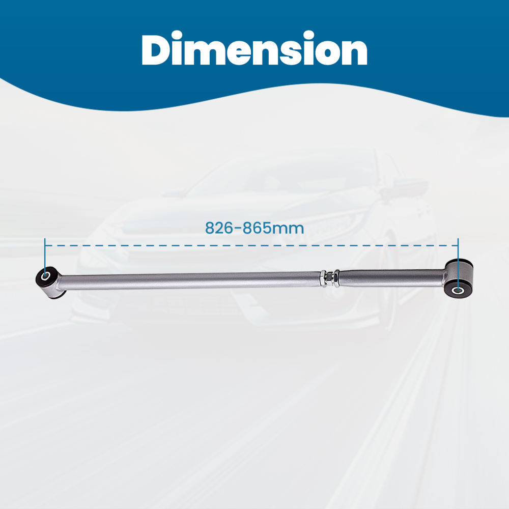 Adjustable Rear Suspension Kit compatible for Panhard Bar Track Rod compatible for SUVs 2000-2006 suspension arms