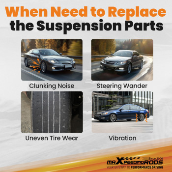 Adjustable compatible for Panhard Track Bar w/Poly Bushings For 05-14 compatible for Ford Mustang 2-Door Gray