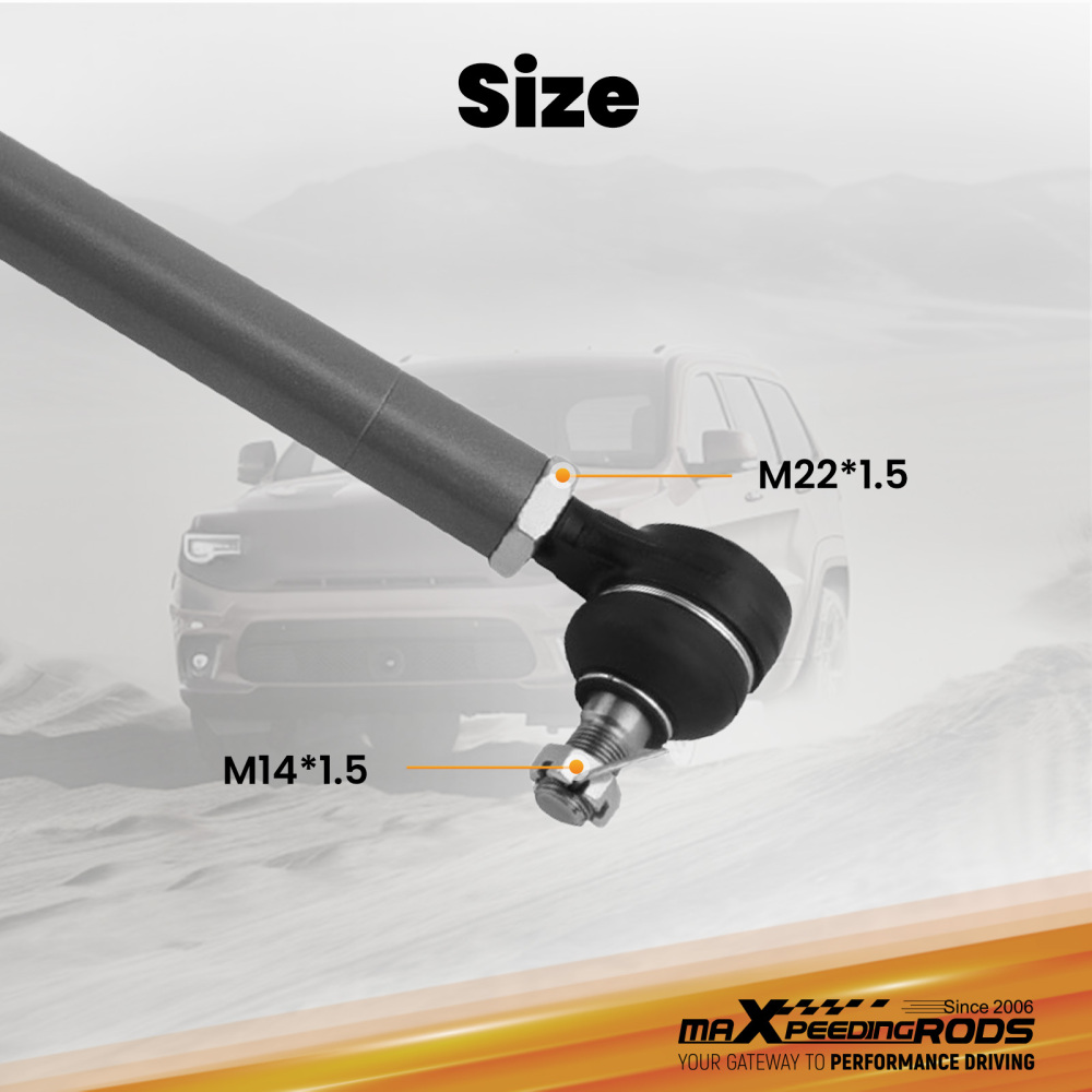 ADJUSTABLE FRONT DRAG LINK KIT compatible for NISSAN PATROL GU Y61 1997-2012 HEAVY DUTY
