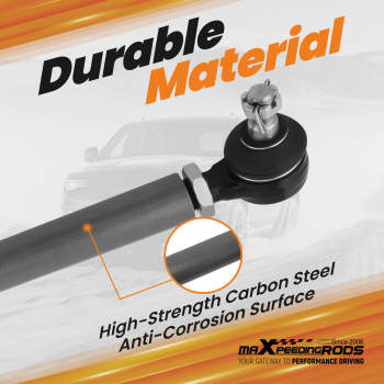 Adjustable Heavy Duty Drag Link Steering Arm Track Rod compatible for Nissan GU Y61 1997-12