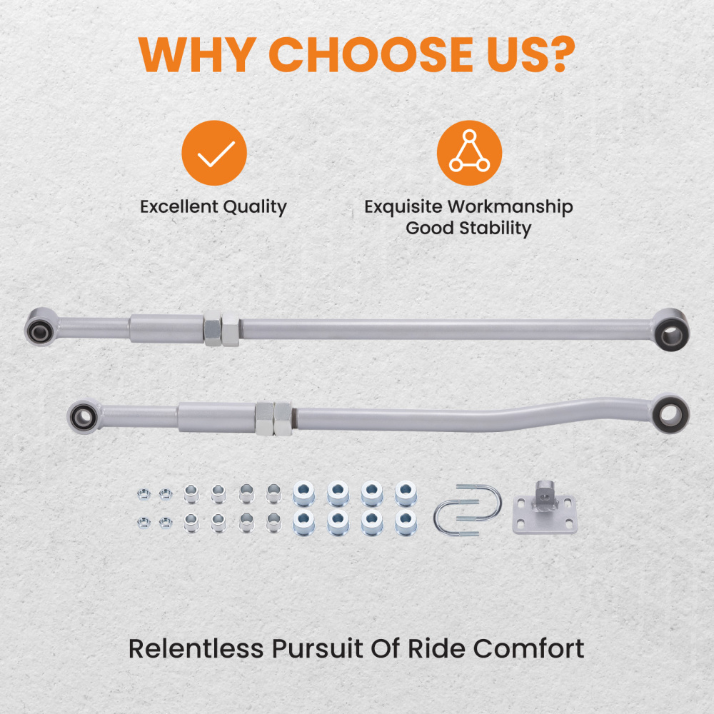 Tiges compatible pour Panhard réglables avant et arrière compatible pour Nissan Patrol GQ GU Y60 Y61 4WD