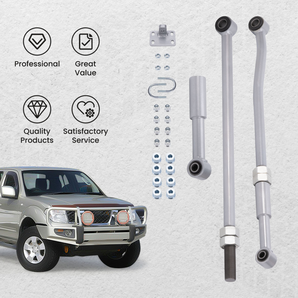 Tiges compatible pour Panhard réglables avant et arrière compatible pour Nissan Patrol GQ GU Y60 Y61 4WD
