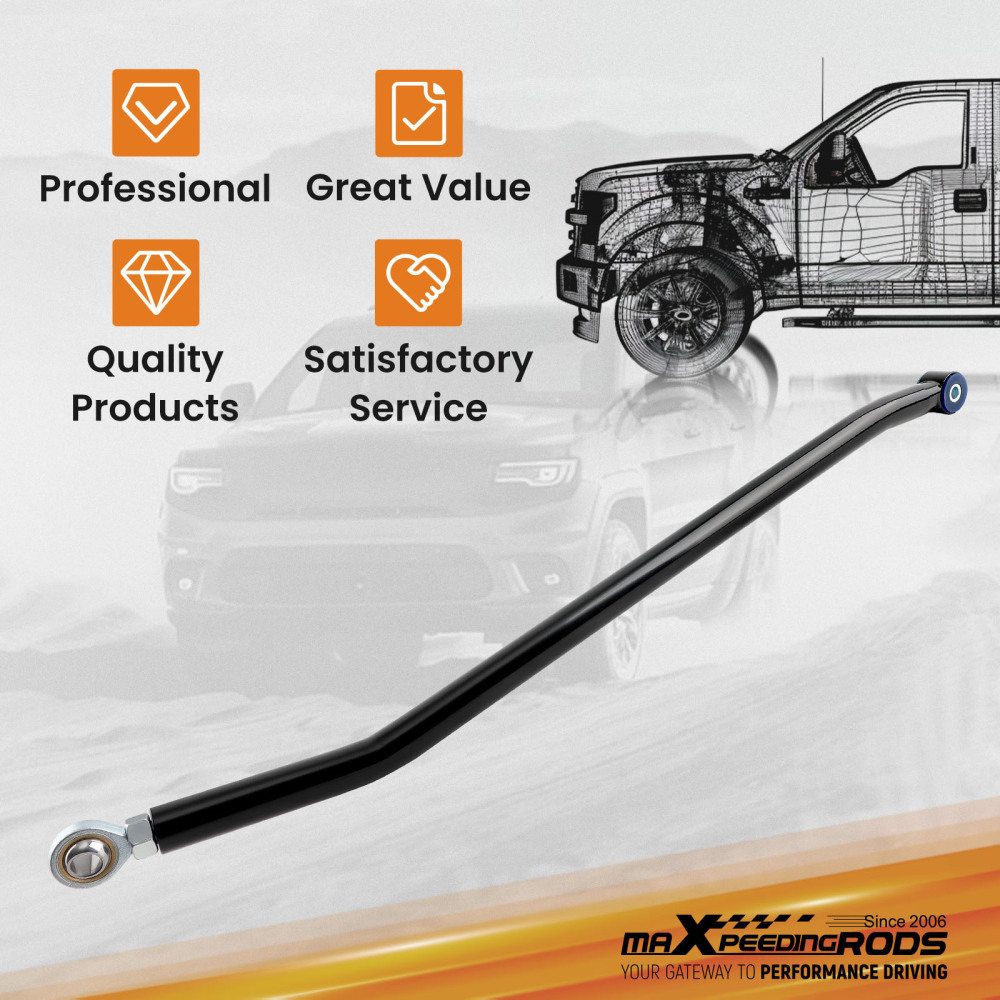 Adjustable Track Bar Compatible for Dodge Ram 2500 3500 2003-2012 with 4 - 6 inch Lift suspension arms