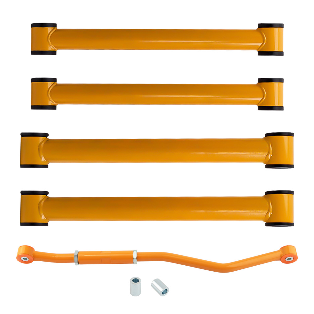 UpperLower Control Arms + Compatible for Panhard Rod 2-3 Lift For 03-09 compatible for Dodge Ram 2500 3500