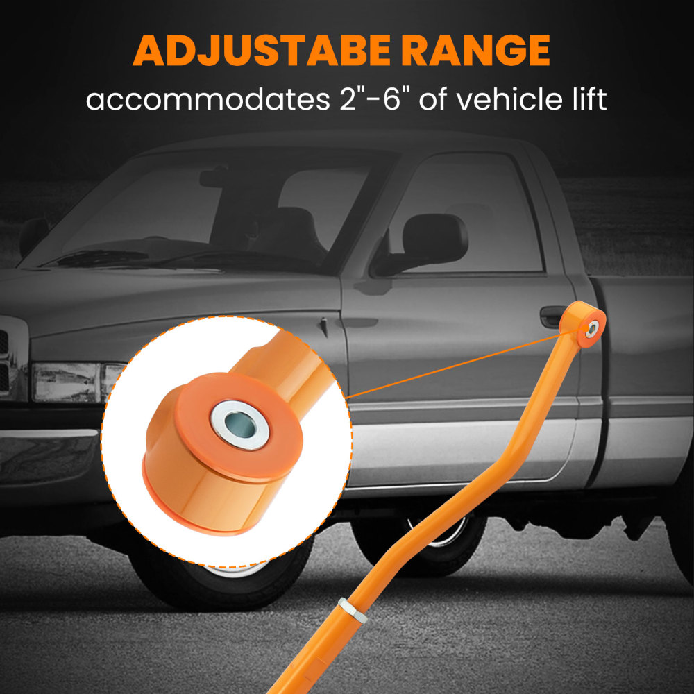 UpperLower Control Arms + Compatible for Panhard Rod 2-3 Lift For 03-09 compatible for Dodge Ram 2500 3500