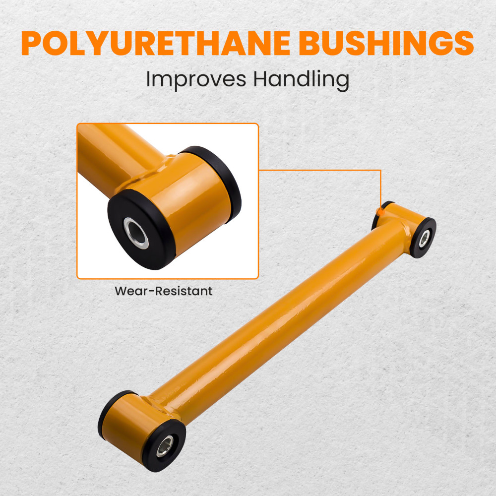 UpperLower Control Arms + Compatible for Panhard Rod 2-3 Lift For 03-09 compatible for Dodge Ram 2500 3500