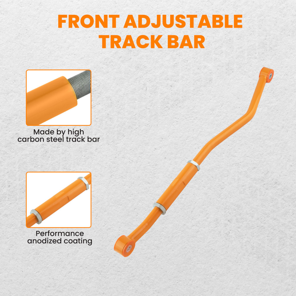 UpperLower Control Arms + Compatible for Panhard Rod 2-3 Lift For 03-09 compatible for Dodge Ram 2500 3500