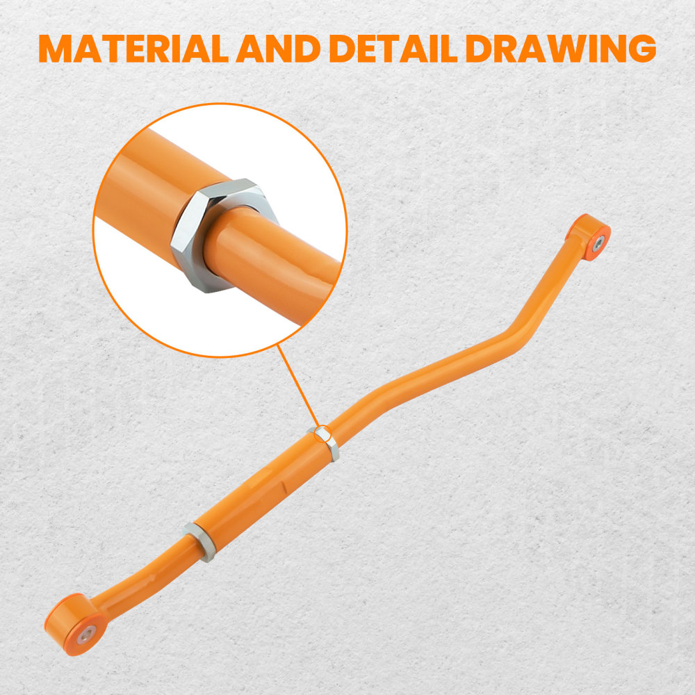 Front Adjustable Track Bar Rods 2