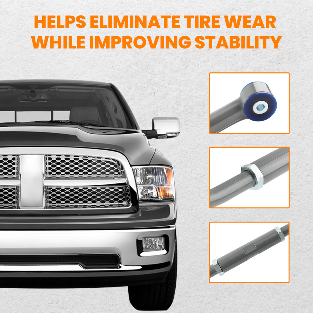 Adjustable Ttrack Bar Compatible For DODGE RAM 2500 3500 2003-2013 2WD4WD 