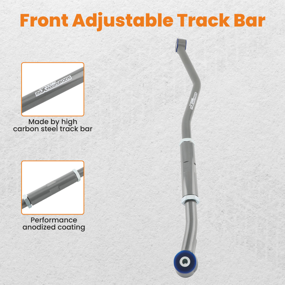 Adjustable Ttrack Bar Compatible For DODGE RAM 2500 3500 2003-2013 2WD4WD 