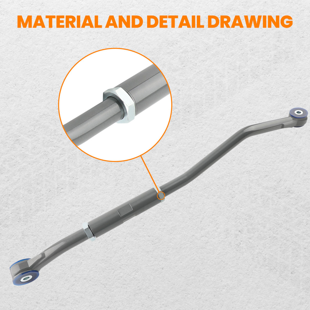 Adjustable Ttrack Bar Compatible For DODGE RAM 2500 3500 2003-2013 2WD4WD 