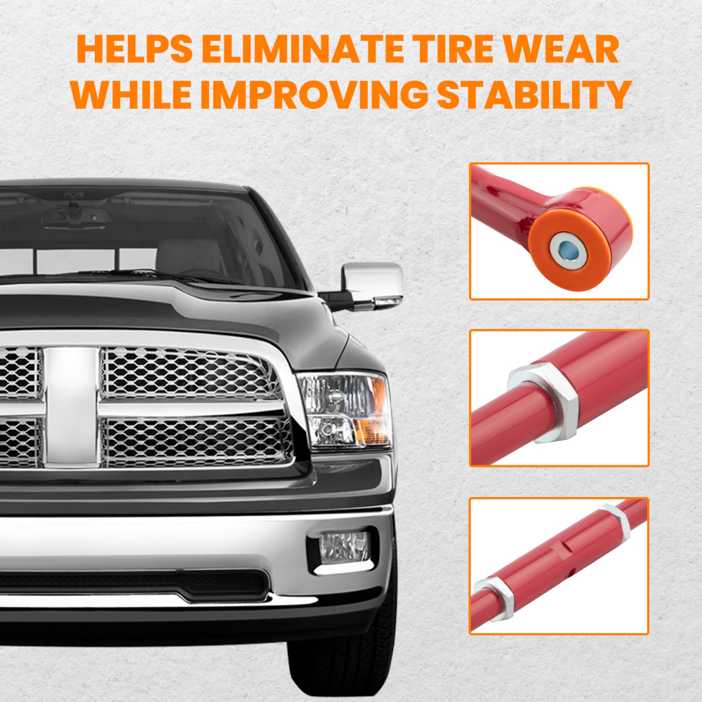 Barre Dattelage Avant + Bras De Contrôle compatible pour Dodge Ram 2003-2009 2500 3500 4WD