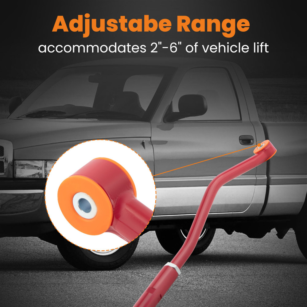 Barre Dattelage Avant + Bras De Contrôle compatible pour Dodge Ram 2003-2009 2500 3500 4WD