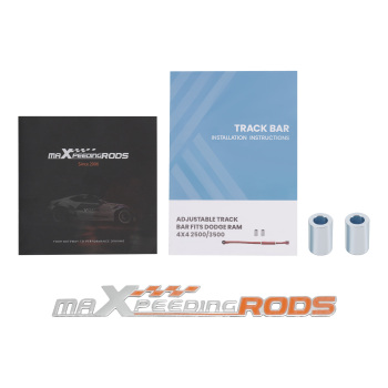 Front Adjustable Track Bar2-6 Lift Red Compatible for Dodge Ram 2003-2009 with 2-6 lift