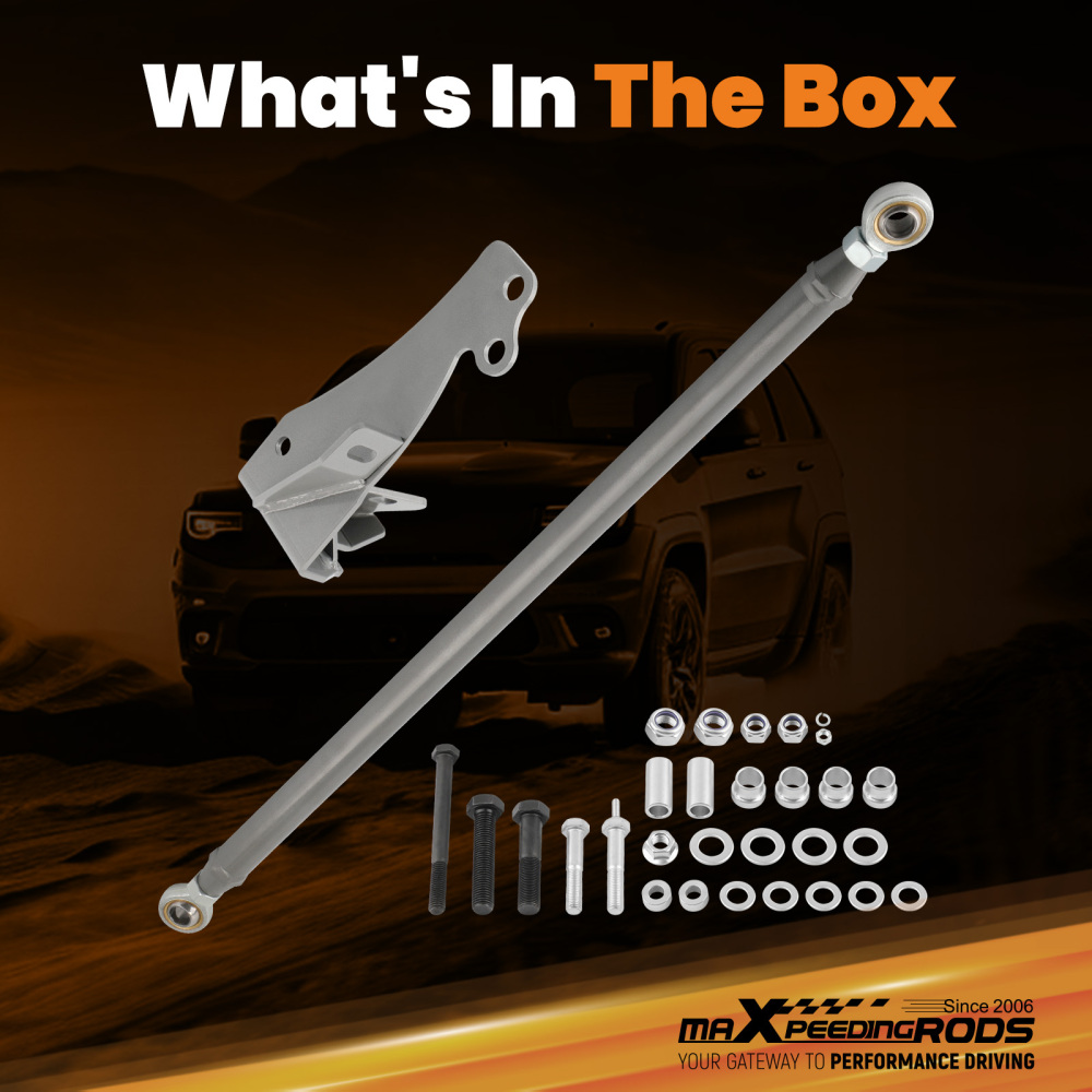 Adjustable Track Bar Rod 0- 4 Lift compatible for Dodge Ram 2500 3500 1994-2002 4X4 4WD