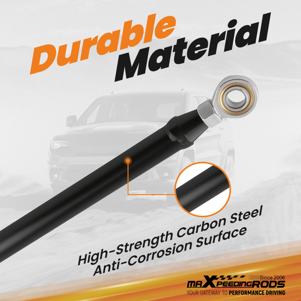 Compatible for Dodge RAM 3500 4X4 4WD ONLY Adjustable Track Bar 0-4 inch Lift Kit 1994-2002 suspension arms